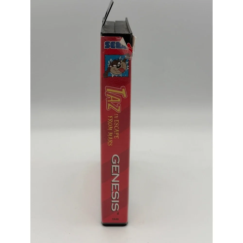 Taz in Escape from Mars Sega Genesis CIB Case Manual Cart Tested Working
